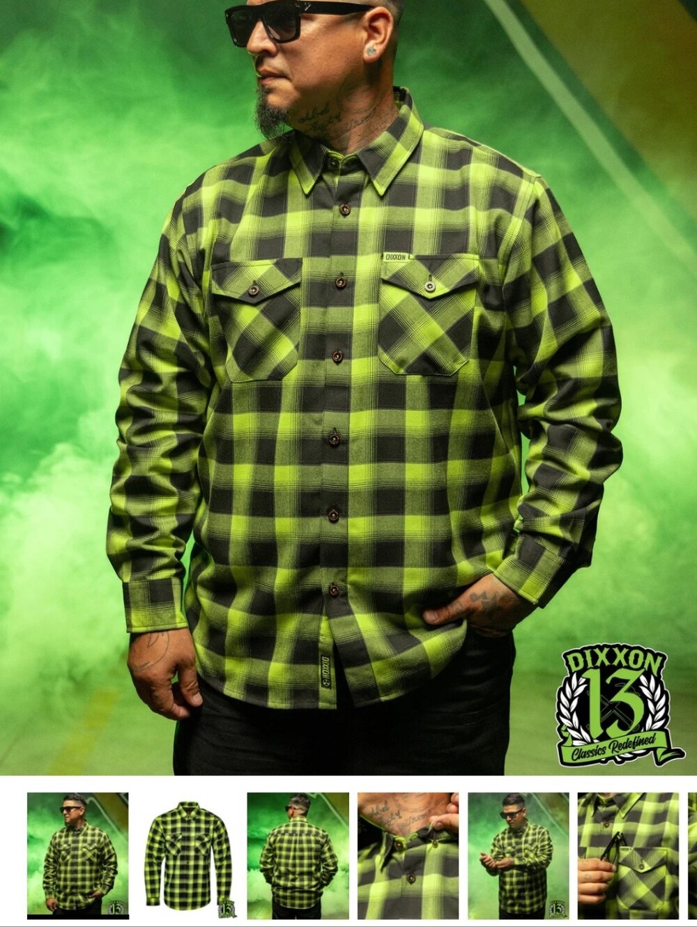 DIXXON Uranium 2.0 Flannel Shirt XL